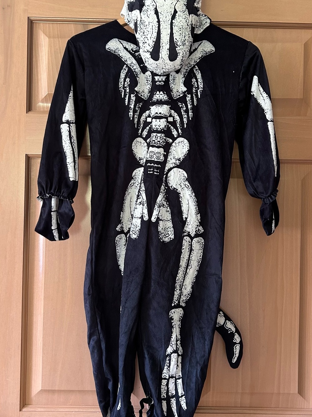 Underwraps Youth Large (10-12) T-Rex Fossil Skeleton Costume Plush Complete